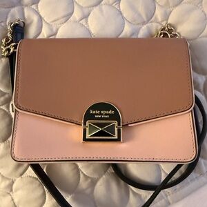 Kate Spade Blush and Beige Crossbody Bag
